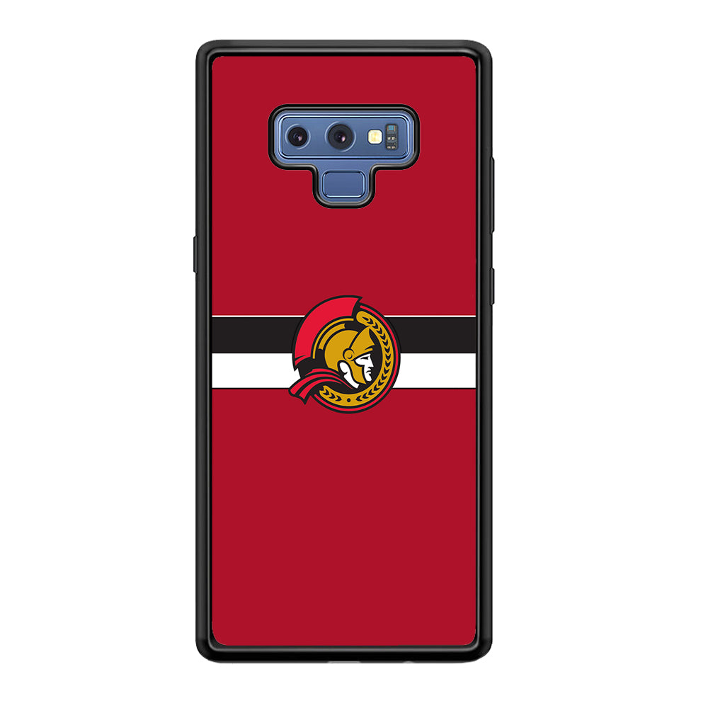 Hockey Ottawa Senators NHL 001 Samsung Galaxy Note 9 Case-Phone Case-Rubber Black (2D Case)-Altracase