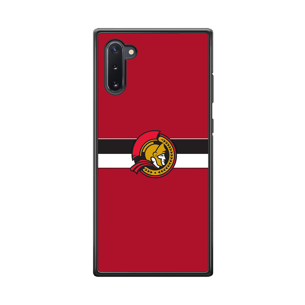 Hockey Ottawa Senators NHL 001 Samsung Galaxy Note 10 Case-Phone Case-Rubber Black (2D Case)-Altracase