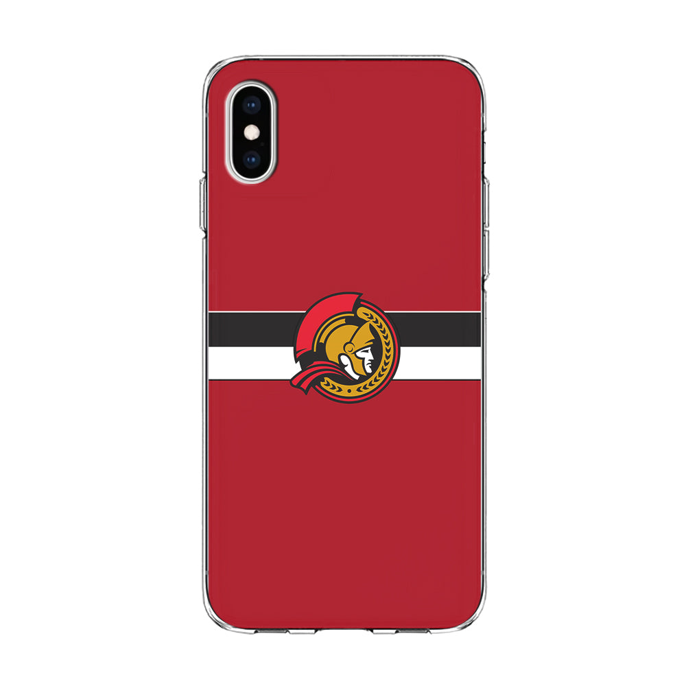 Hockey Ottawa Senators NHL 001 iPhone Xs Case-Phone Case-Clear Soft Case-Altracase