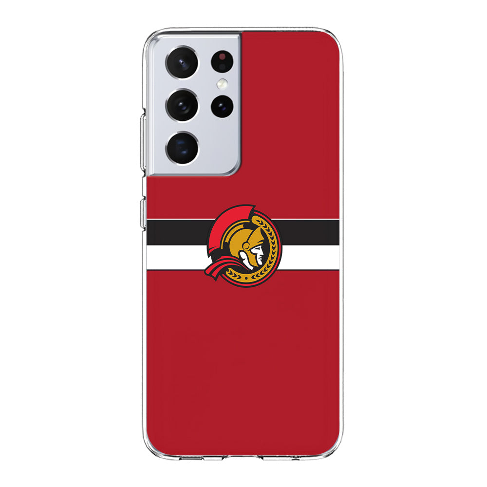 Hockey Ottawa Senators NHL 001 Samsung Galaxy S23 Ultra Case-Phone Case-Clear Soft Case-Altracase