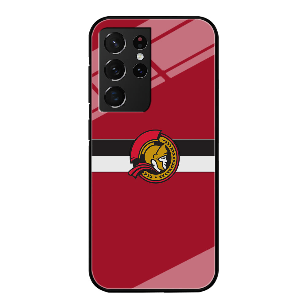 Hockey Ottawa Senators NHL 001 Samsung Galaxy S23 Ultra Case-Phone Case-Tempered Glass Case-Altracase