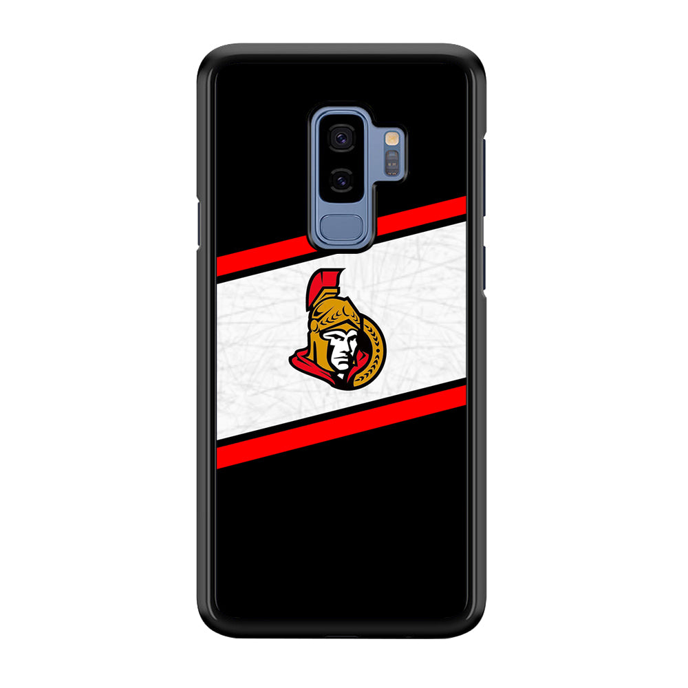 Hockey Ottawa Senators NHL 002 Samsung Galaxy S9 Plus Case-Phone Case-Rubber Black (2D Case)-Altracase
