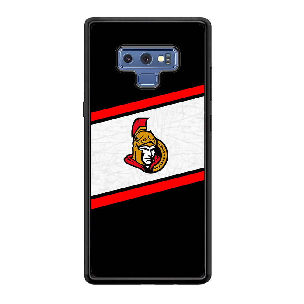 Hockey Ottawa Senators NHL 002 Samsung Galaxy Note 9 Case-Phone Case-Rubber Black (2D Case)-Altracase
