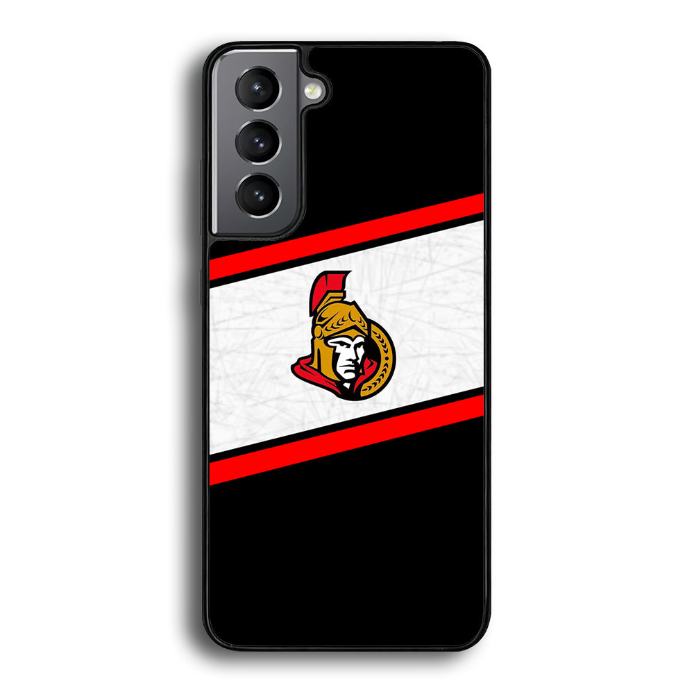 Hockey Ottawa Senators NHL 002 Samsung Galaxy S21 Plus Case-Phone Case-Rubber Black (2D Case)-Altracase