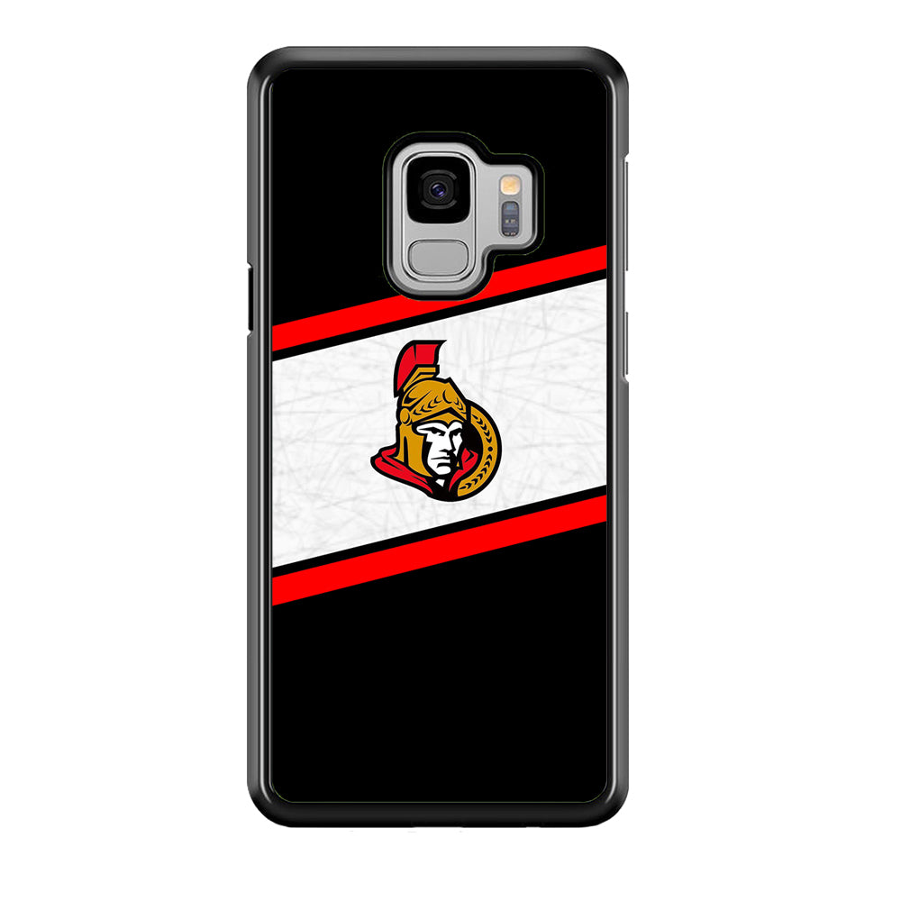 Hockey Ottawa Senators NHL 002 Samsung Galaxy S9 Case-Phone Case-Rubber Black (2D Case)-Altracase