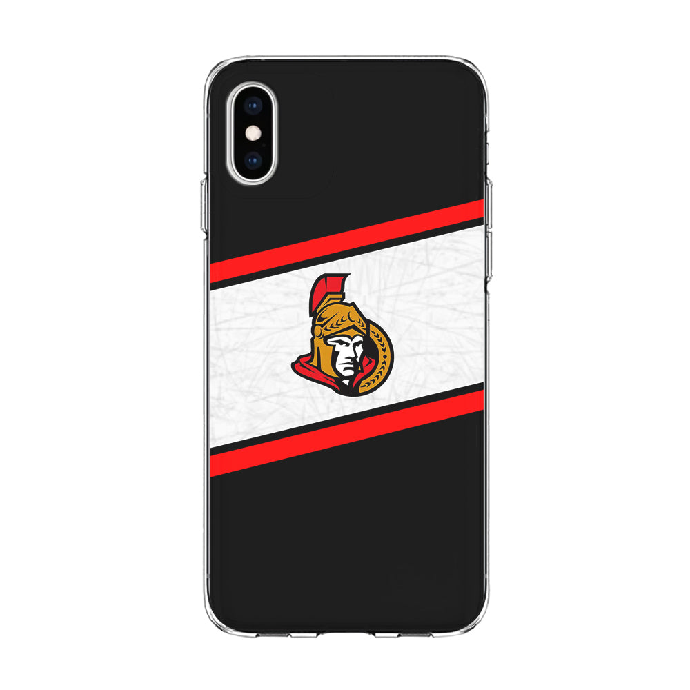 Hockey Ottawa Senators NHL 002 iPhone Xs Case-Phone Case-Clear Soft Case-Altracase