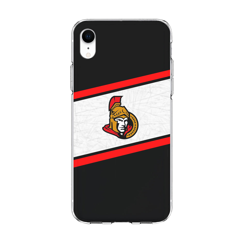 Hockey Ottawa Senators NHL 002 iPhone XR Case-Phone Case-Clear Soft Case-Altracase