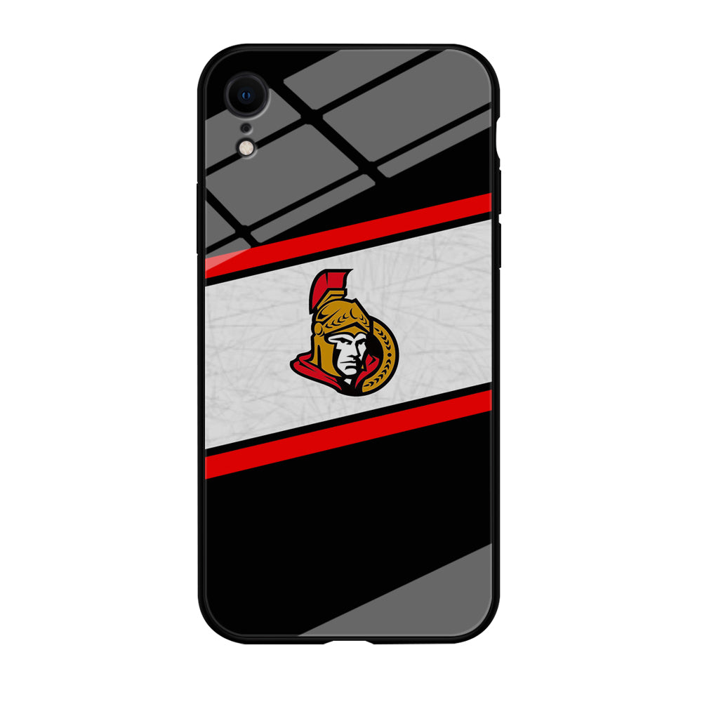 Hockey Ottawa Senators NHL 002 iPhone XR Case-Phone Case-Tempered Glass Case-Altracase