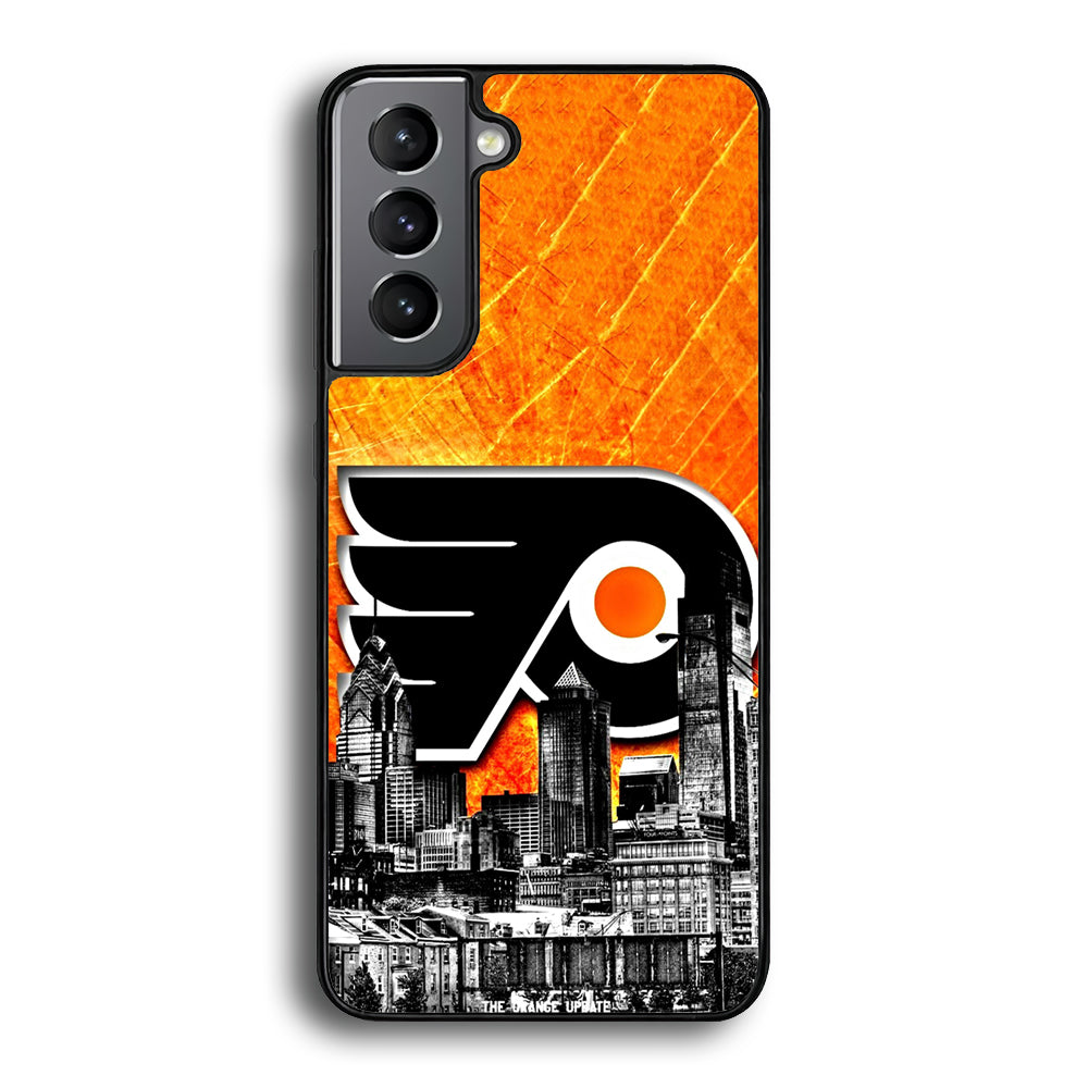 Hockey Philadelphia Flyers NHL 001 Samsung Galaxy S21 Plus Case-Phone Case-Rubber Black (2D Case)-Altracase