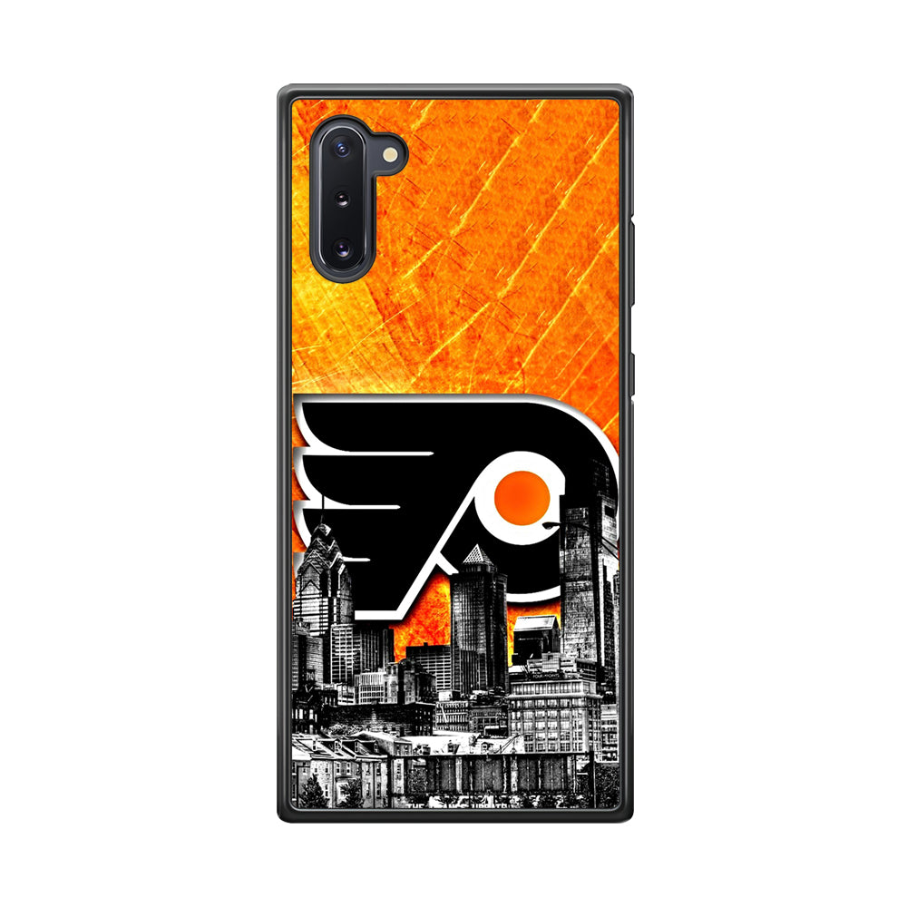 Hockey Philadelphia Flyers NHL 001 Samsung Galaxy Note 10 Case-Phone Case-Rubber Black (2D Case)-Altracase