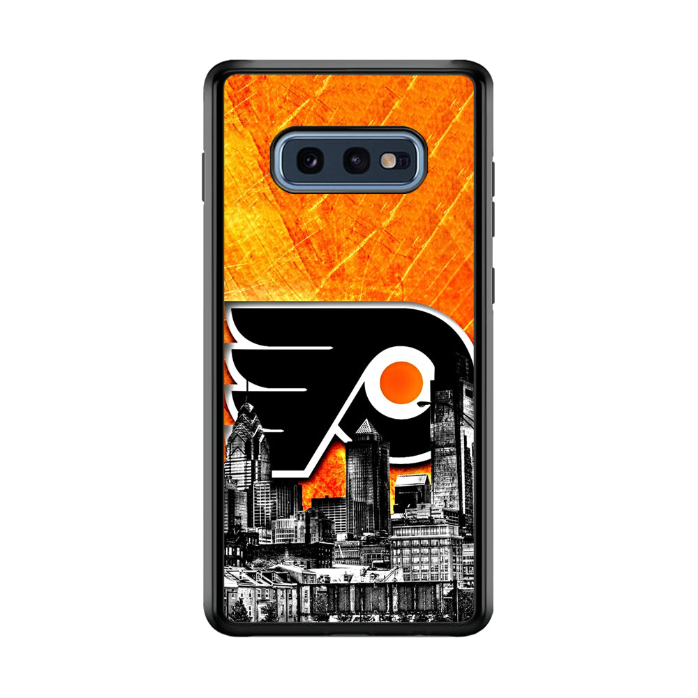 Hockey Philadelphia Flyers NHL 001 Samsung Galaxy S10E Case-Phone Case-Rubber Black (2D Case)-Altracase
