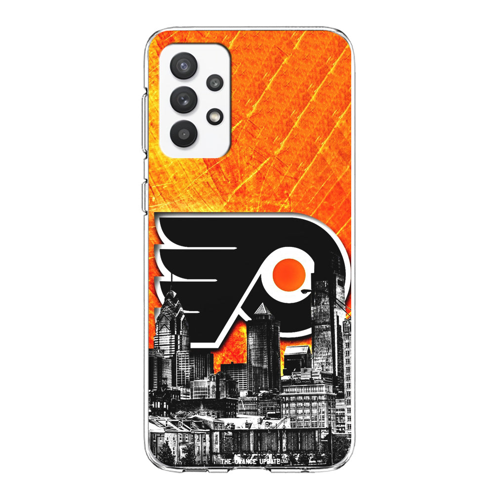 Hockey Philadelphia Flyers NHL 001 Samsung Galaxy A32 Case-Phone Case-Clear Soft Case-Altracase
