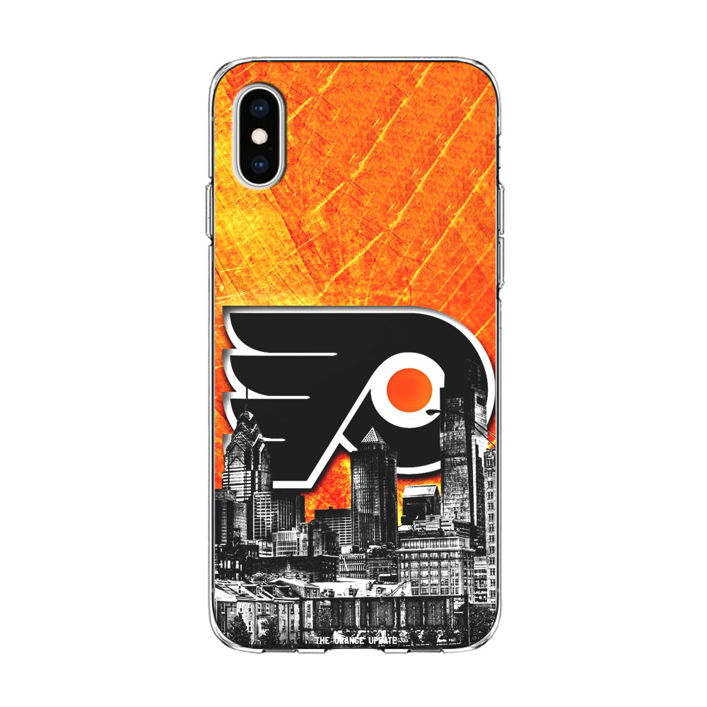 Hockey Philadelphia Flyers NHL 001 iPhone Xs Case-Phone Case-Clear Soft Case-Altracase