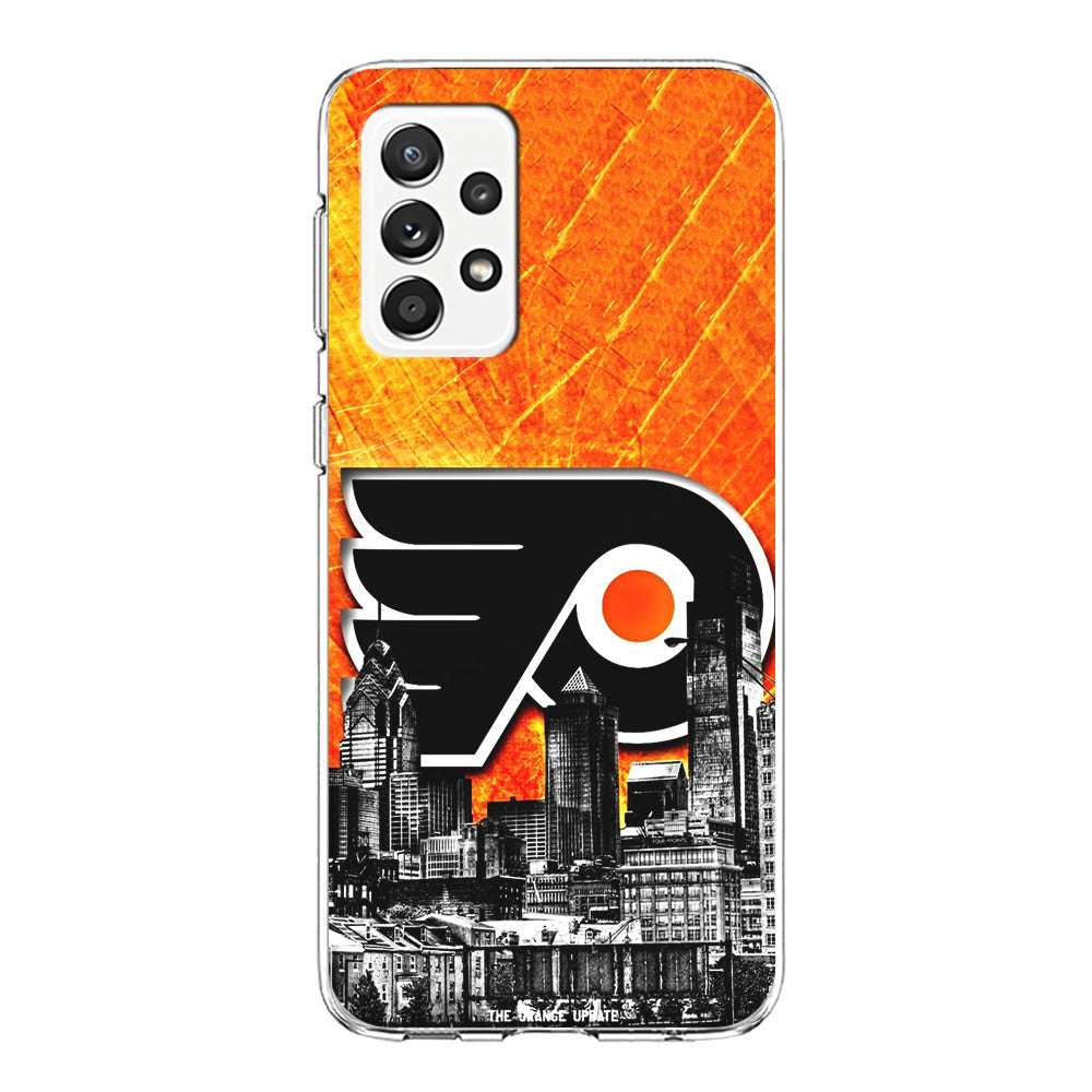 Hockey Philadelphia Flyers NHL 001 Samsung Galaxy A72 Case-Phone Case-Clear Soft Case-Altracase