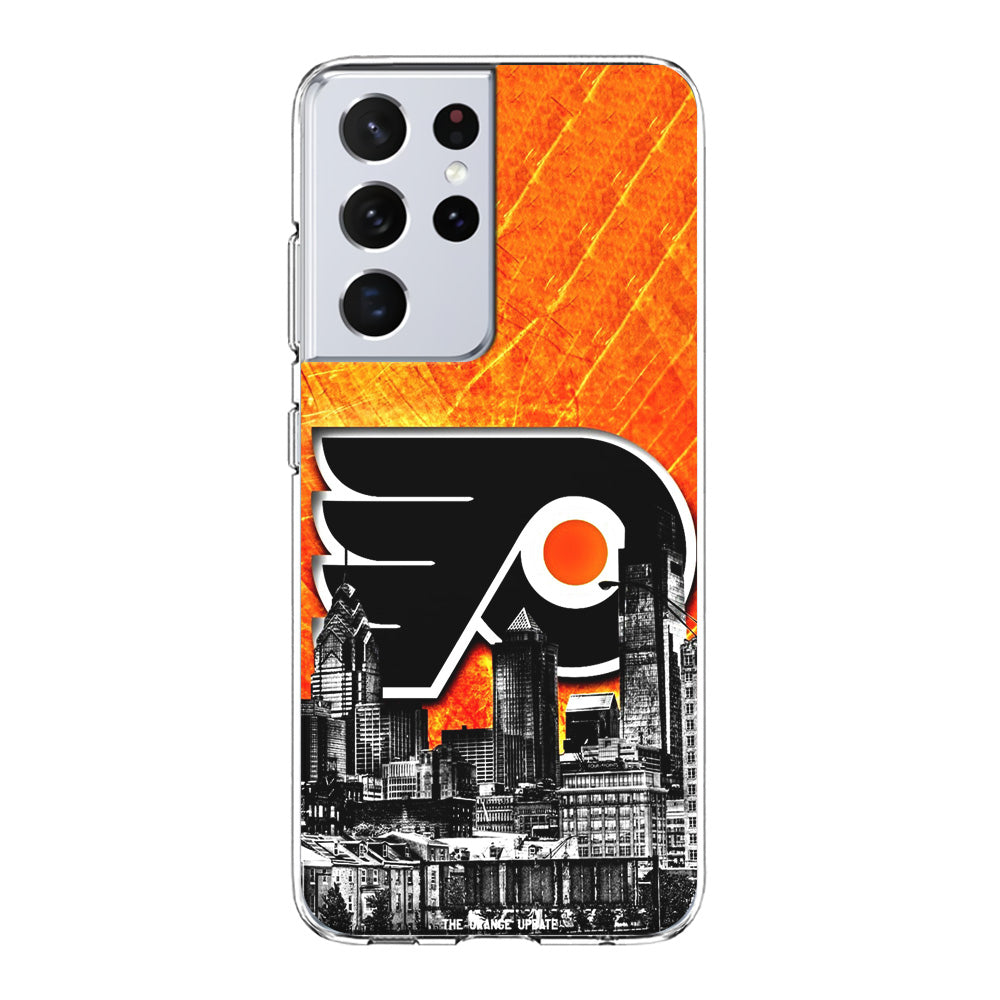 Hockey Philadelphia Flyers NHL 001 Samsung Galaxy S23 Ultra Case-Phone Case-Clear Soft Case-Altracase