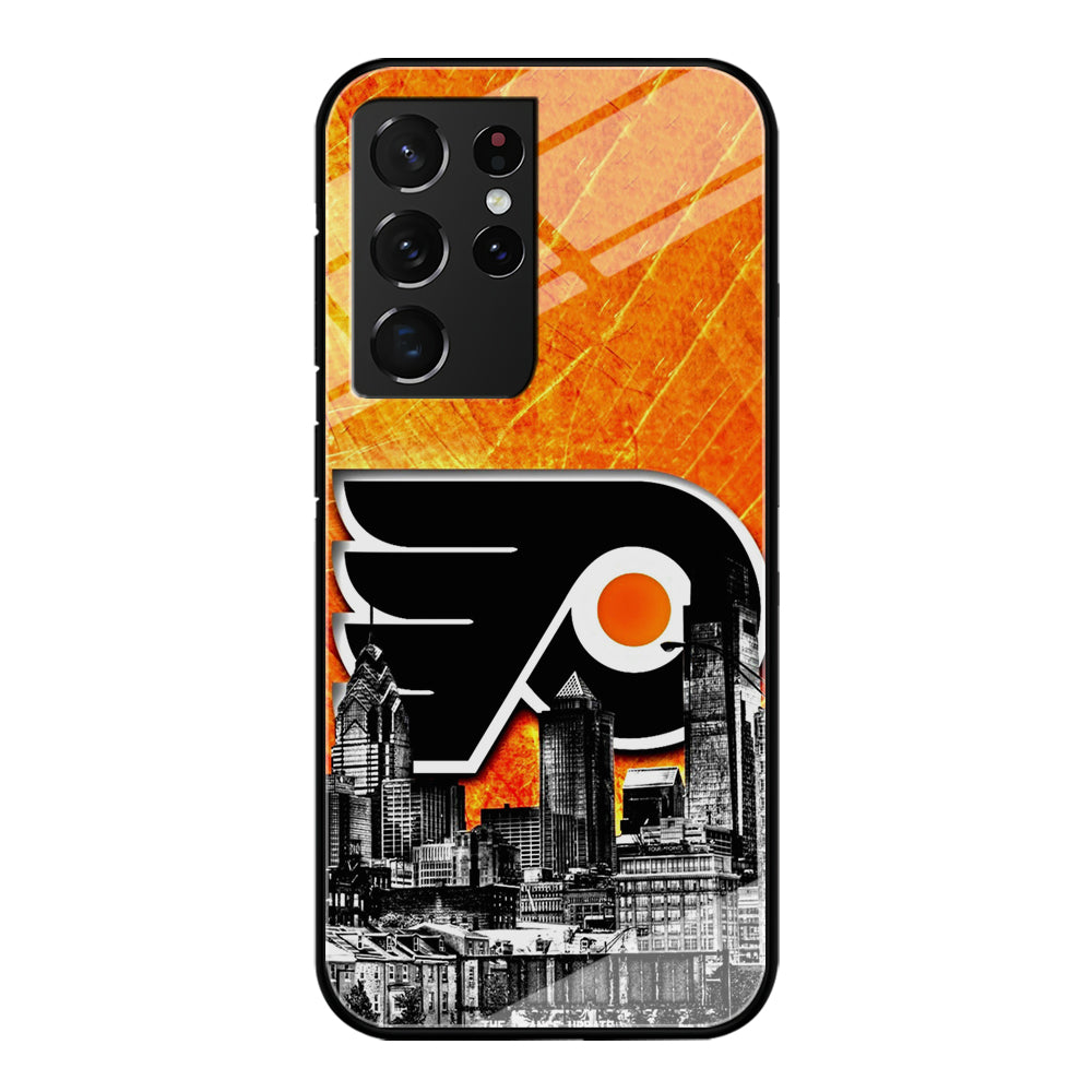 Hockey Philadelphia Flyers NHL 001 Samsung Galaxy S23 Ultra Case-Phone Case-Tempered Glass Case-Altracase