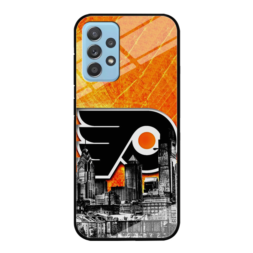 Hockey Philadelphia Flyers NHL 001 Samsung Galaxy A72 Case-Phone Case-Tempered Glass Case-Altracase