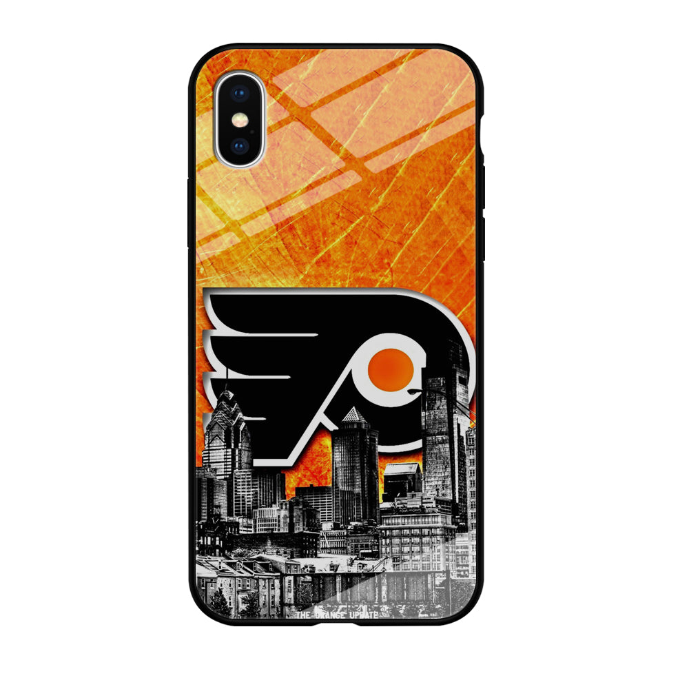 Hockey Philadelphia Flyers NHL 001 iPhone Xs Case-Phone Case-Tempered Glass Case-Altracase