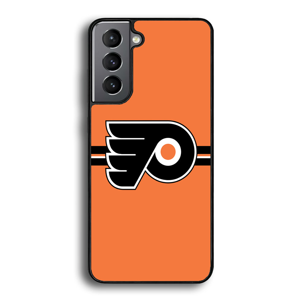 Hockey Philadelphia Flyers NHL 002 Samsung Galaxy S21 Plus Case-Phone Case-Rubber Black (2D Case)-Altracase