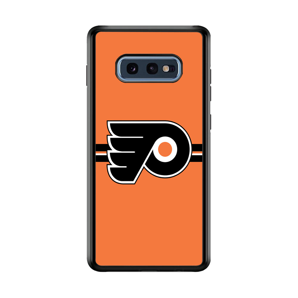 Hockey Philadelphia Flyers NHL 002 Samsung Galaxy S10E Case-Phone Case-Rubber Black (2D Case)-Altracase