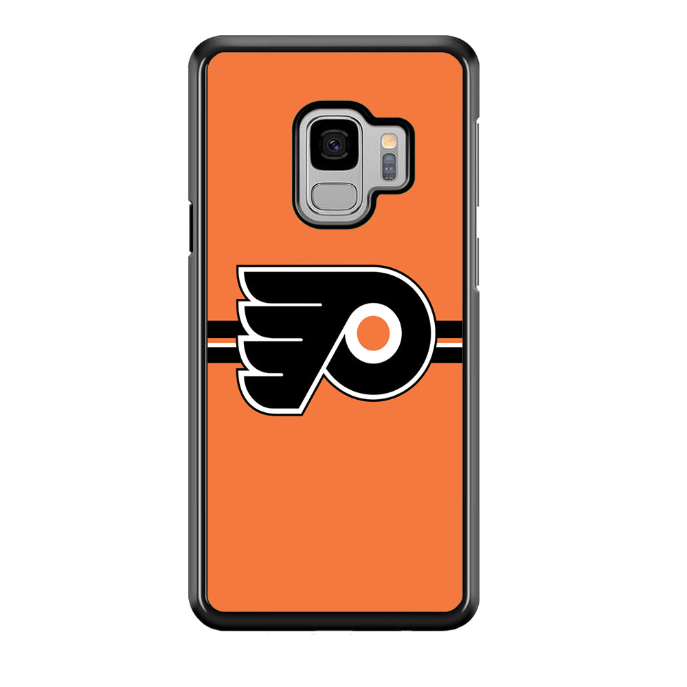 Hockey Philadelphia Flyers NHL 002 Samsung Galaxy S9 Case-Phone Case-Rubber Black (2D Case)-Altracase