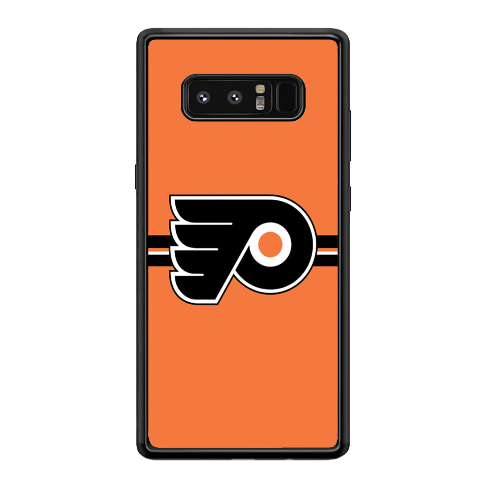 Hockey Philadelphia Flyers NHL 002 Samsung Galaxy Note 8 Case-Phone Case-Rubber Black (2D Case)-Altracase