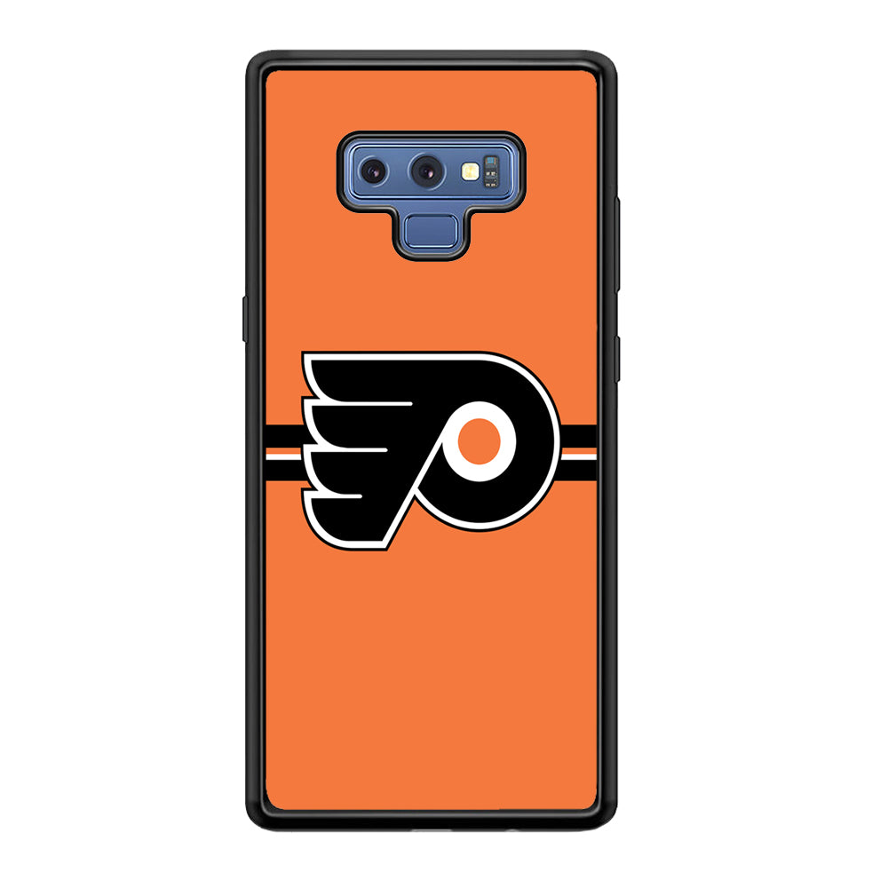 Hockey Philadelphia Flyers NHL 002 Samsung Galaxy Note 9 Case-Phone Case-Rubber Black (2D Case)-Altracase