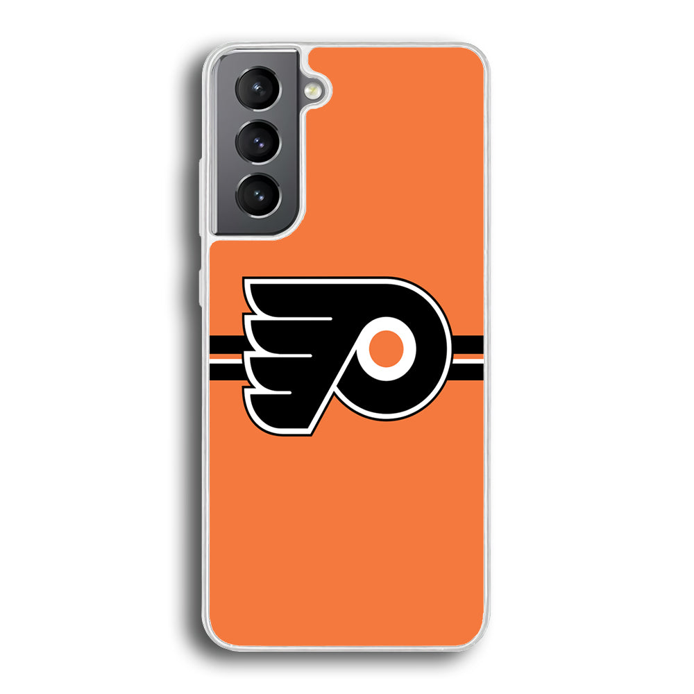 Hockey Philadelphia Flyers NHL 002 Samsung Galaxy S21 Plus Case-Phone Case-Rubber White (2D Case)-Altracase