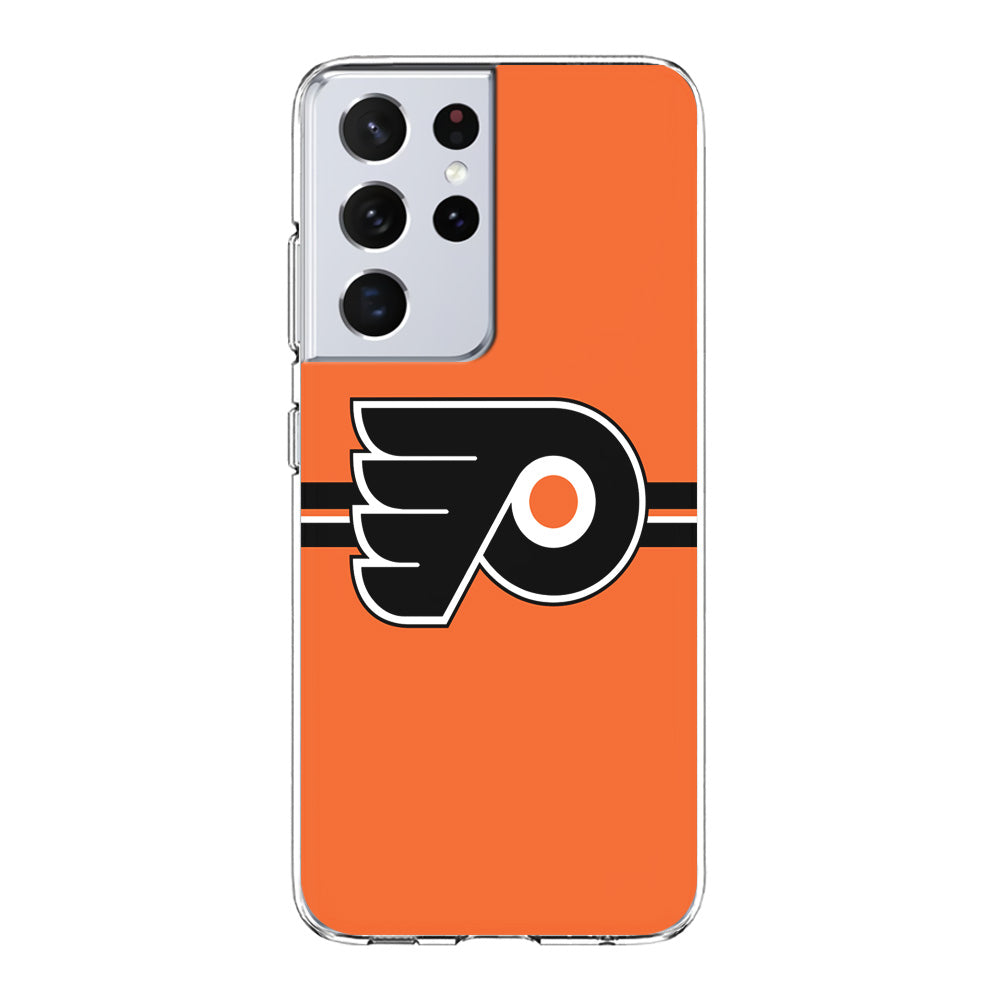 Hockey Philadelphia Flyers NHL 002 Samsung Galaxy S23 Ultra Case-Phone Case-Clear Soft Case-Altracase