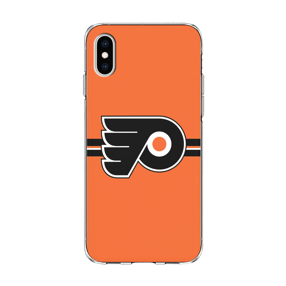 Hockey Philadelphia Flyers NHL 002 iPhone Xs Case-Phone Case-Clear Soft Case-Altracase