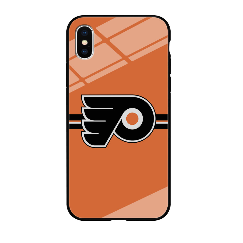 Hockey Philadelphia Flyers NHL 002 iPhone X Case-Phone Case-Tempered Glass Case-Altracase