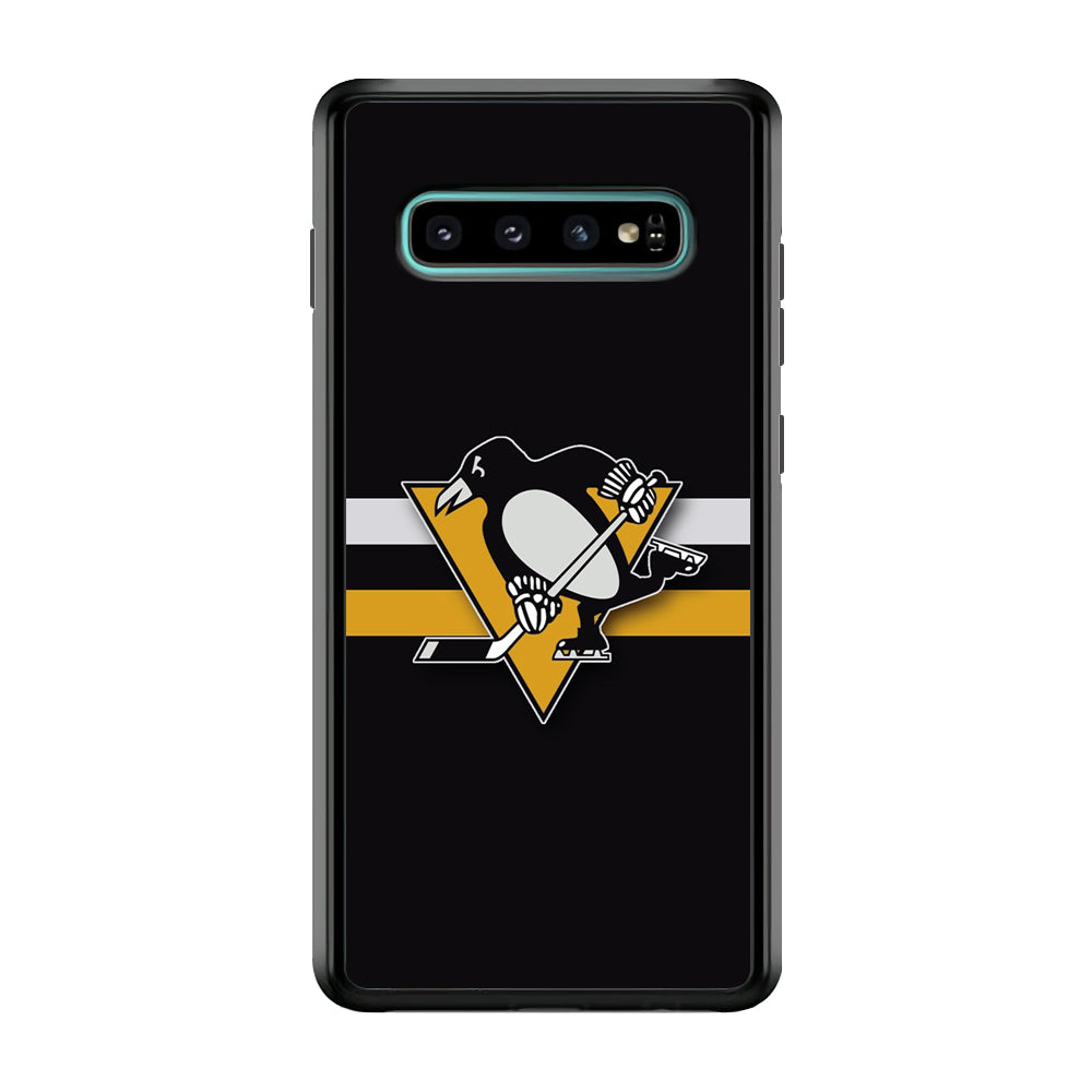 Hockey Pittsburgh Penguins NHL 001 Samsung Galaxy S10 Case-Phone Case-Rubber Black (2D Case)-Altracase
