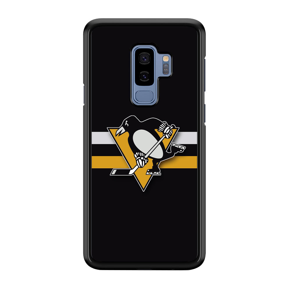 Hockey Pittsburgh Penguins NHL 001 Samsung Galaxy S9 Plus Case-Phone Case-Rubber Black (2D Case)-Altracase