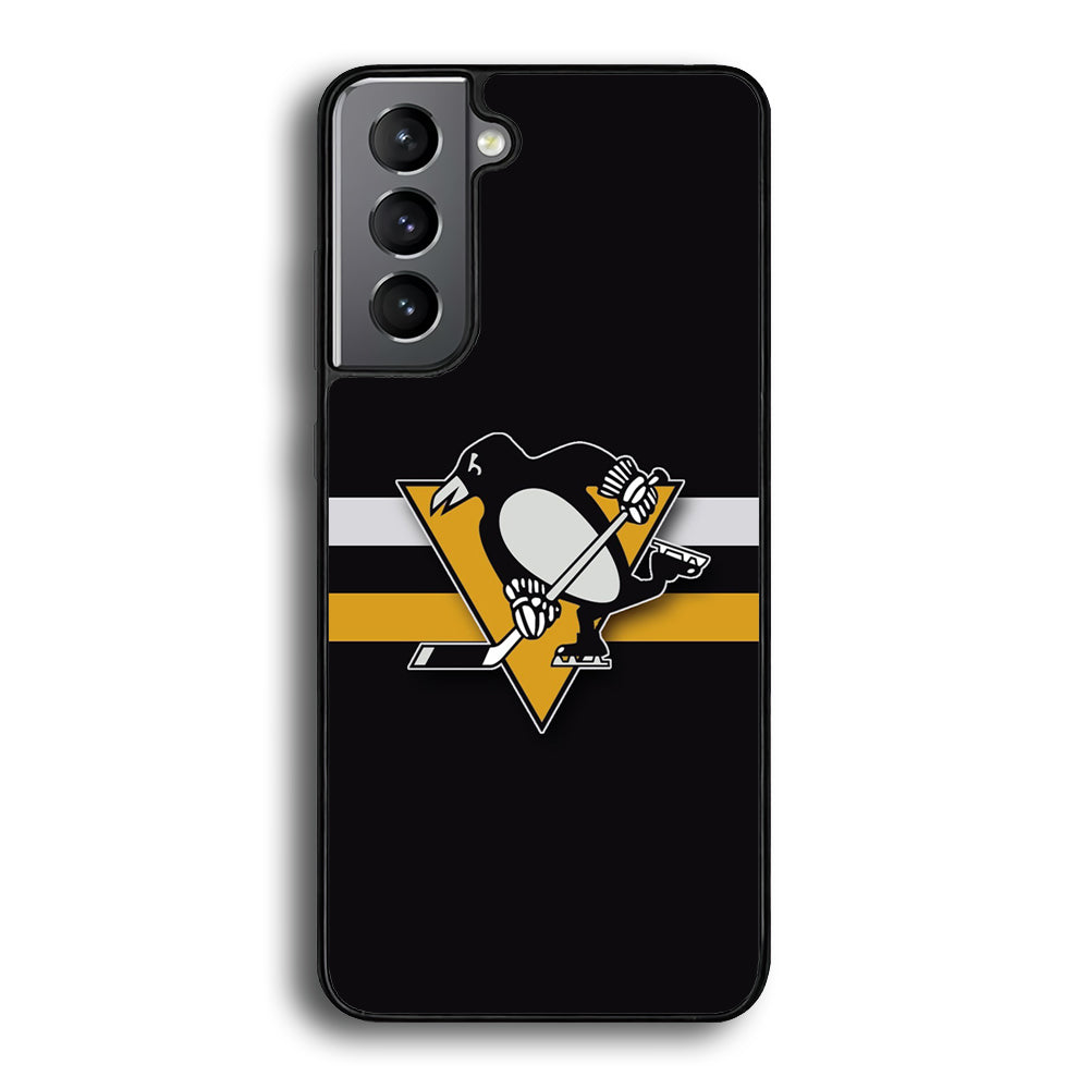 Hockey Pittsburgh Penguins NHL 001 Samsung Galaxy S21 Plus Case-Phone Case-Rubber Black (2D Case)-Altracase