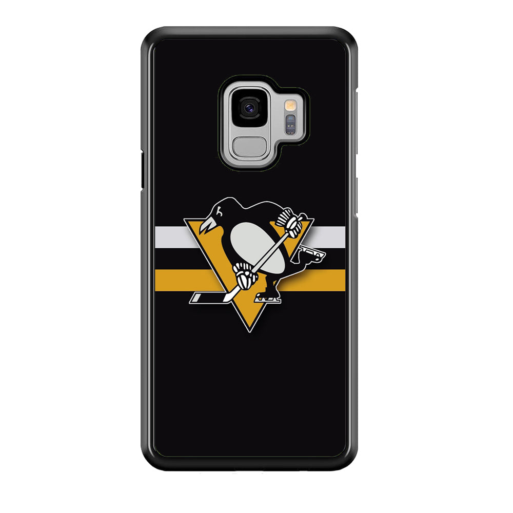 Hockey Pittsburgh Penguins NHL 001 Samsung Galaxy S9 Case-Phone Case-Rubber Black (2D Case)-Altracase