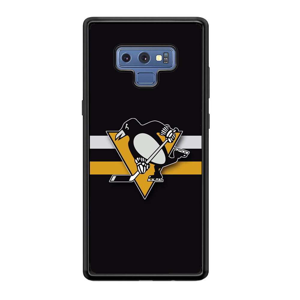 Hockey Pittsburgh Penguins NHL 001 Samsung Galaxy Note 9 Case-Phone Case-Rubber Black (2D Case)-Altracase