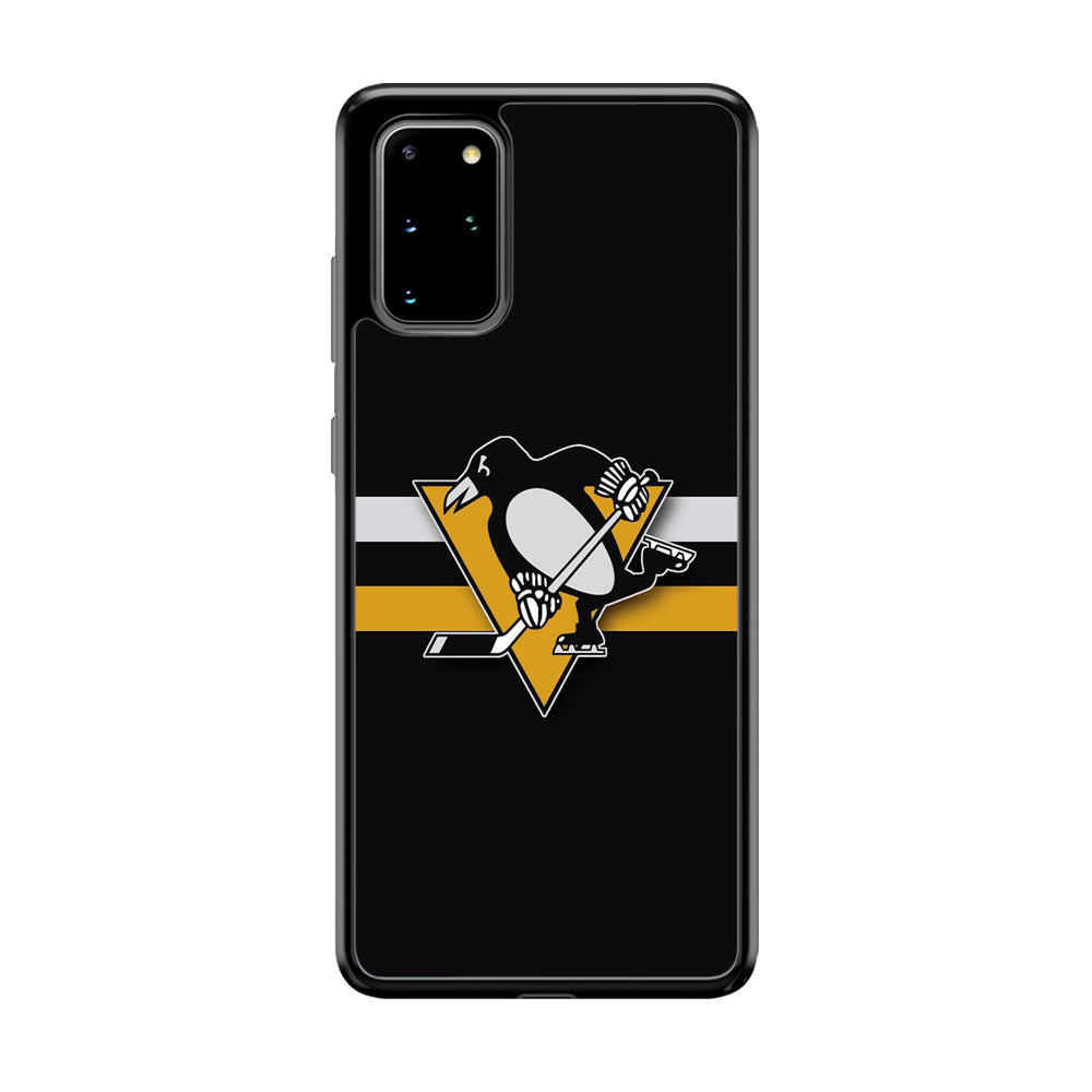 Hockey Pittsburgh Penguins NHL 001 Samsung Galaxy S20 Plus Case-Phone Case-Rubber Black (2D Case)-Altracase