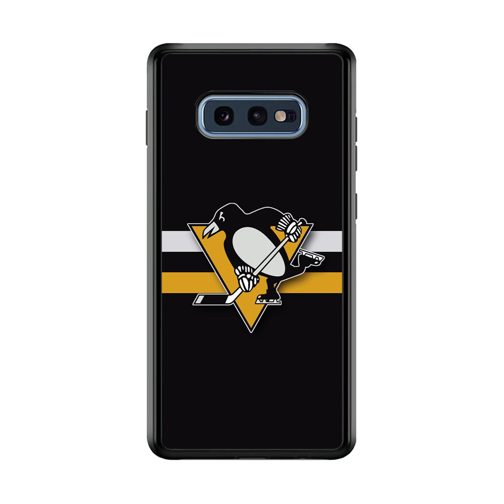 Hockey Pittsburgh Penguins NHL 001 Samsung Galaxy S10E Case-Phone Case-Rubber Black (2D Case)-Altracase