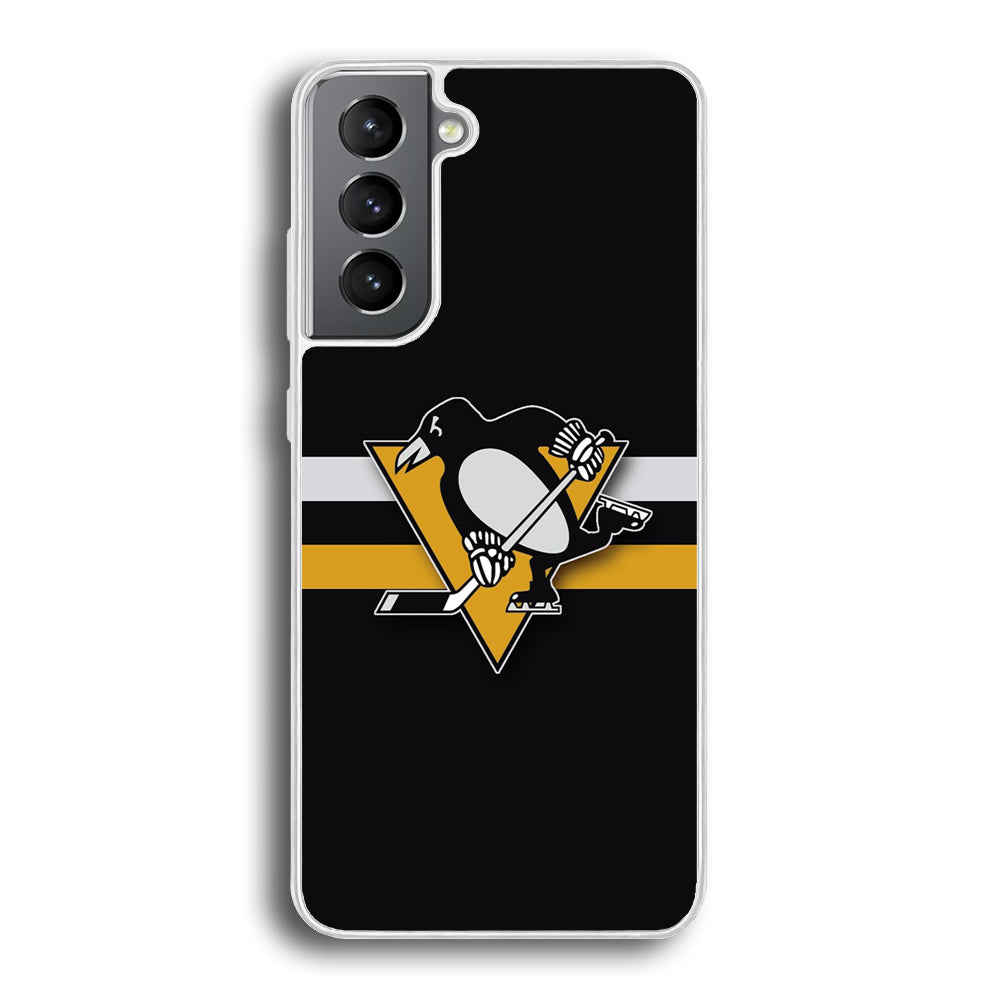 Hockey Pittsburgh Penguins NHL 001 Samsung Galaxy S21 Plus Case-Phone Case-Rubber White (2D Case)-Altracase