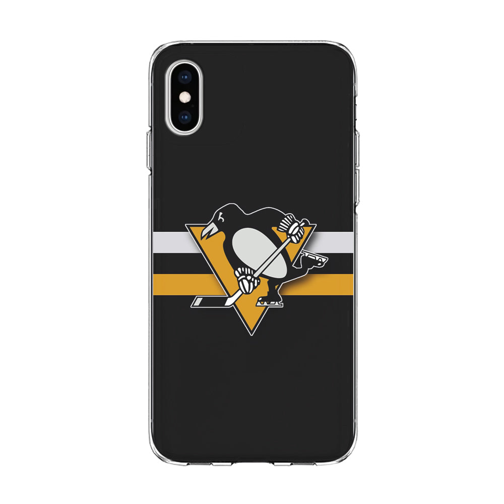 Hockey Pittsburgh Penguins NHL 001 iPhone Xs Case-Phone Case-Clear Soft Case-Altracase