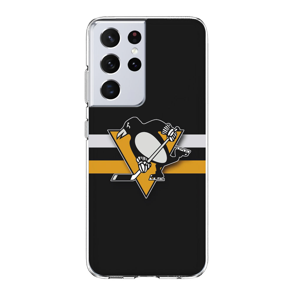 Hockey Pittsburgh Penguins NHL 001 Samsung Galaxy S23 Ultra Case-Phone Case-Clear Soft Case-Altracase