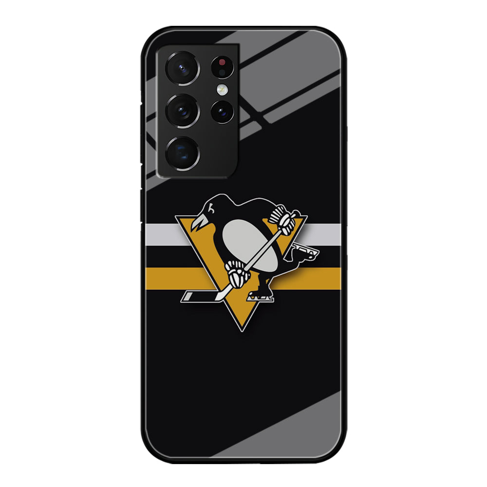 Hockey Pittsburgh Penguins NHL 001 Samsung Galaxy S23 Ultra Case-Phone Case-Tempered Glass Case-Altracase