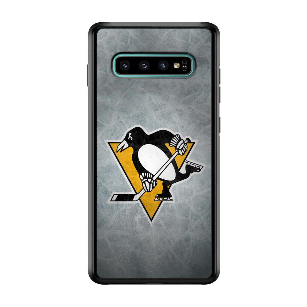 Hockey Pittsburgh Penguins NHL 002 Samsung Galaxy S10 Case-Phone Case-Rubber Black (2D Case)-Altracase
