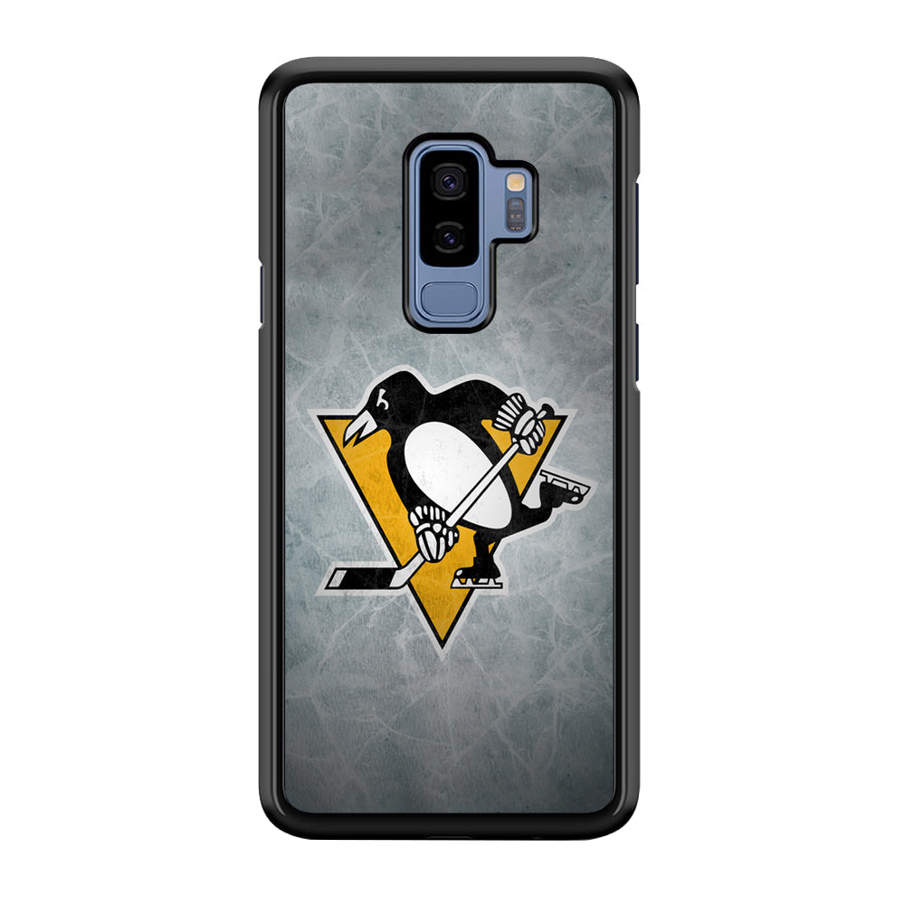 Hockey Pittsburgh Penguins NHL 002 Samsung Galaxy S9 Plus Case-Phone Case-Rubber Black (2D Case)-Altracase