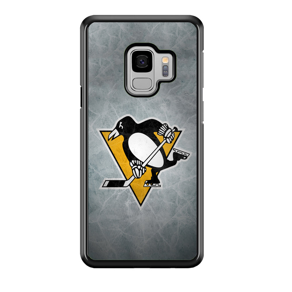 Hockey Pittsburgh Penguins NHL 002 Samsung Galaxy S9 Case-Phone Case-Rubber Black (2D Case)-Altracase