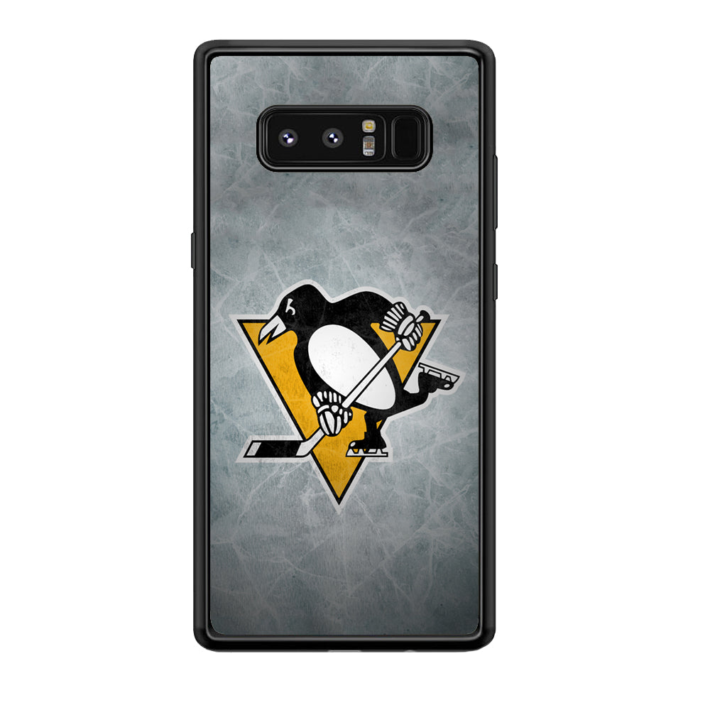 Hockey Pittsburgh Penguins NHL 002 Samsung Galaxy Note 8 Case-Phone Case-Rubber Black (2D Case)-Altracase