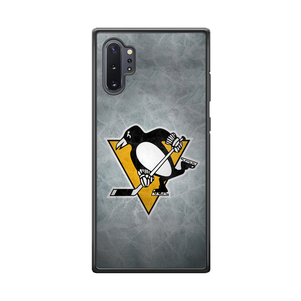 Hockey Pittsburgh Penguins NHL 002 Samsung Galaxy Note 10 Plus Case-Phone Case-Rubber Black (2D Case)-Altracase