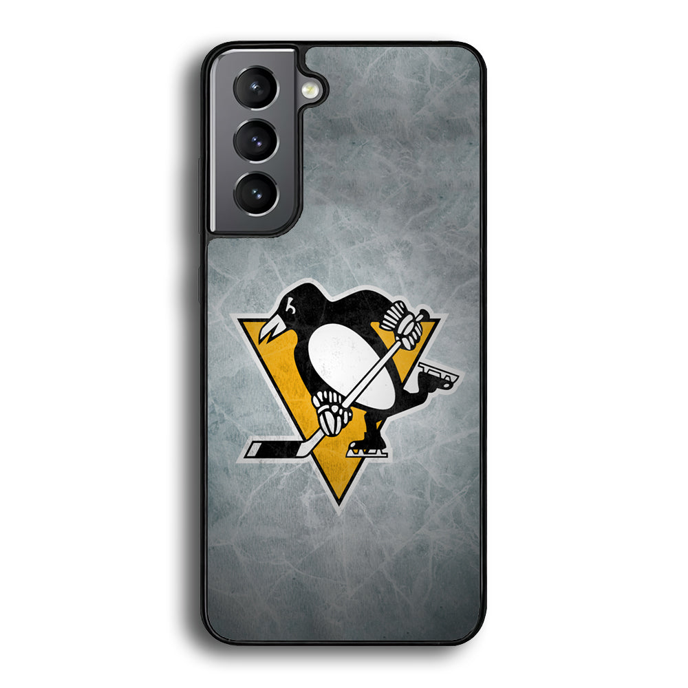 Hockey Pittsburgh Penguins NHL 002 Samsung Galaxy S21 Plus Case-Phone Case-Rubber Black (2D Case)-Altracase