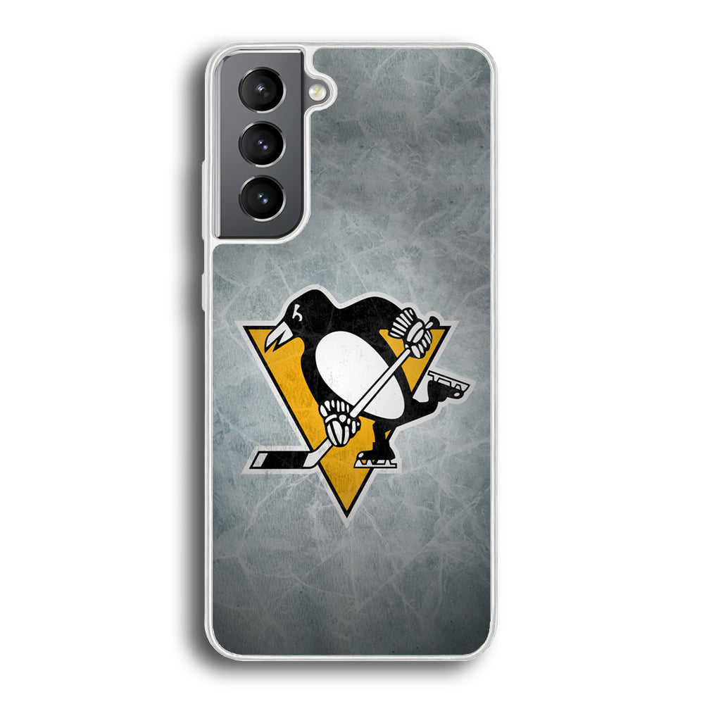 Hockey Pittsburgh Penguins NHL 002 Samsung Galaxy S21 Plus Case-Phone Case-Rubber White (2D Case)-Altracase