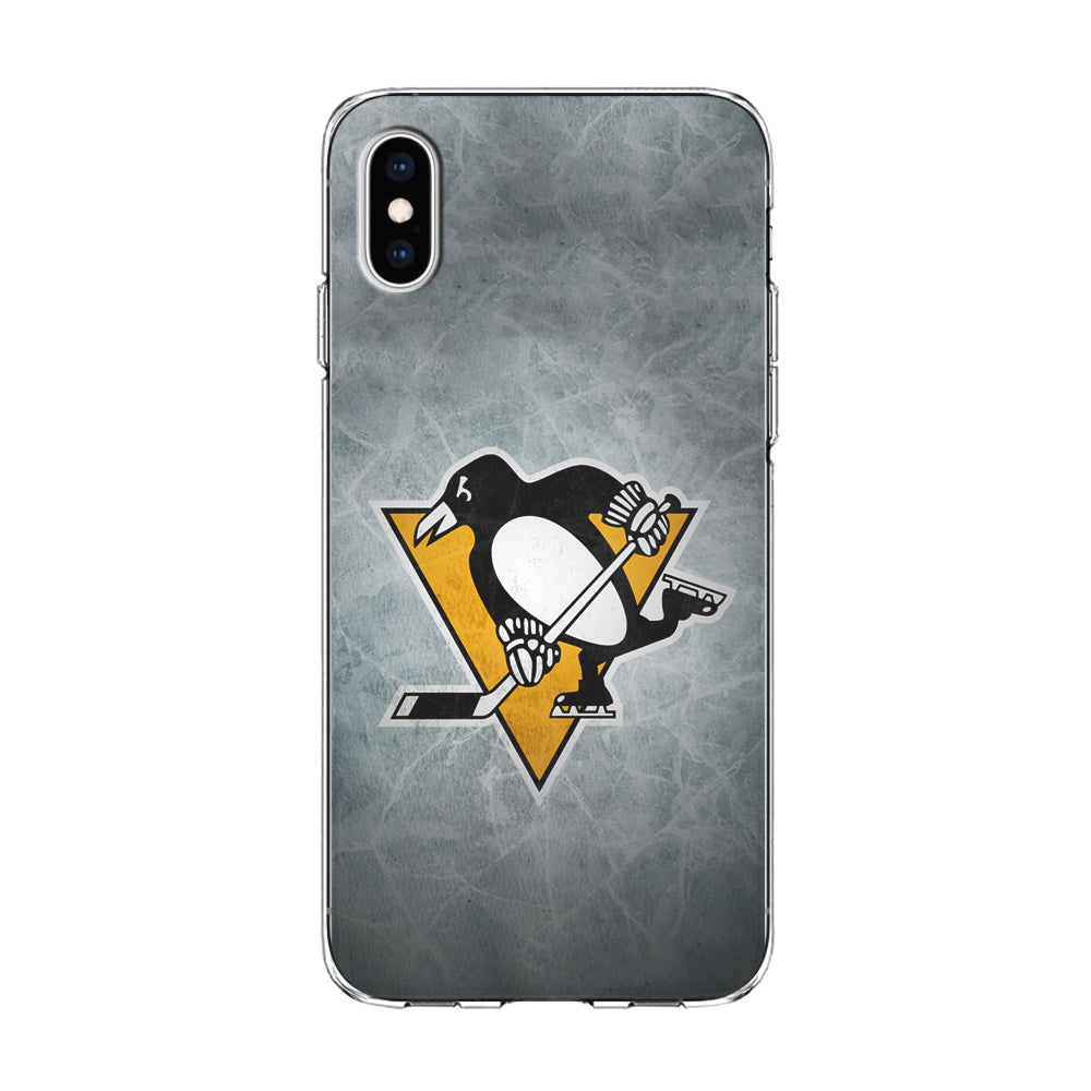 Hockey Pittsburgh Penguins NHL 002 iPhone Xs Case-Phone Case-Clear Soft Case-Altracase